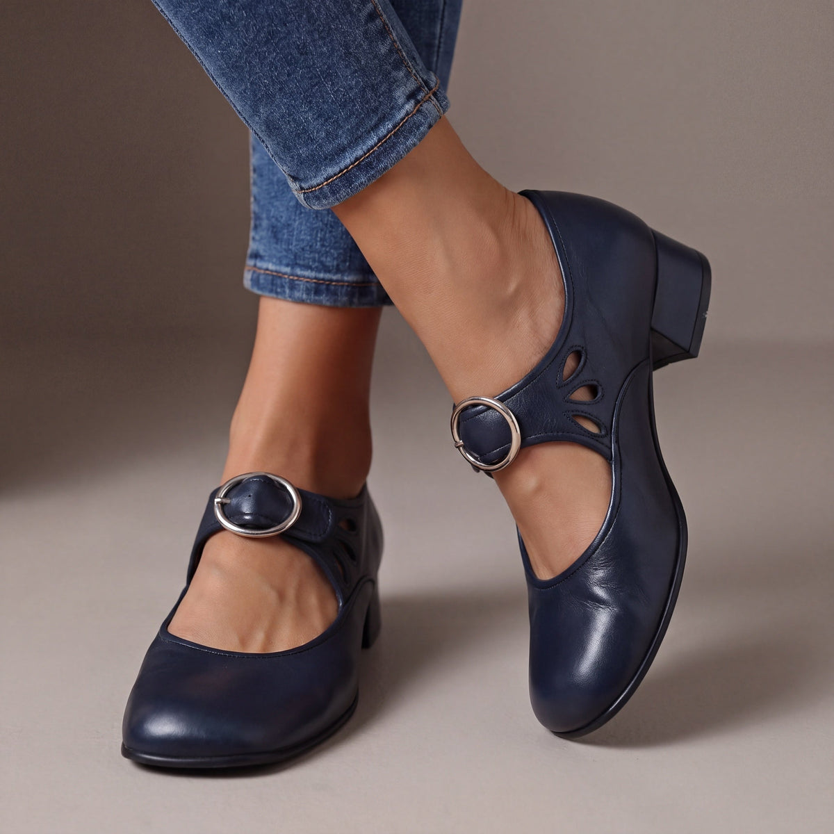 JOSEFINA | SCARPE CON TACCO E CINTURINO
