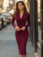 CAYETANA | VESTIDO TIPO BLAZER ENTALLADO