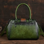 MARGARITA | BOLSO DE MANO DE PIEL CON GRABADO