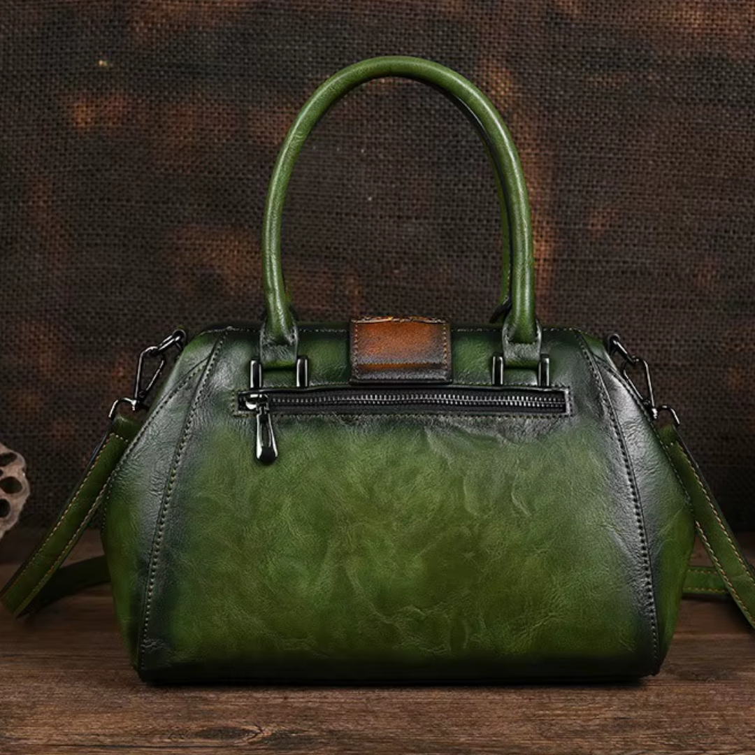 MARGARITA | BOLSO DE MANO DE PIEL CON GRABADO
