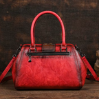 MARGARITA | BOLSO DE MANO DE PIEL CON GRABADO