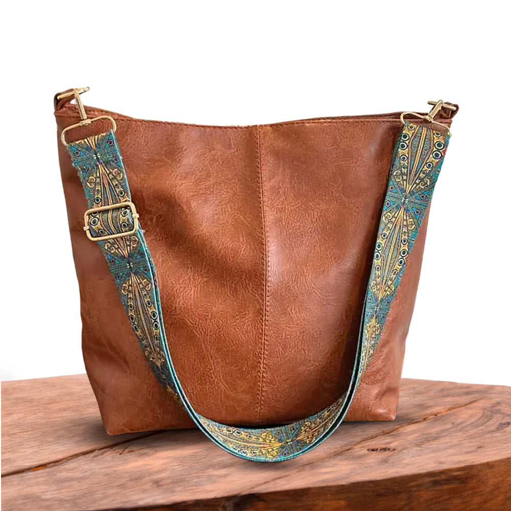 MARÍA | BOLSO DE HOMBRO VINTAGE DE PIEL