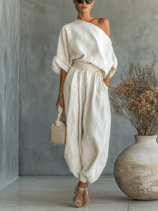 MILA | COMPLETO A 2 PEZZI CON SPALLE SCOPERTE