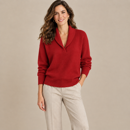 ELISE | MAGLIONE CON SCOLLO A V
