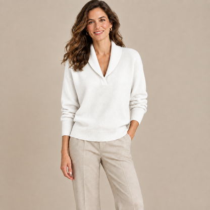 ELISE | MAGLIONE CON SCOLLO A V