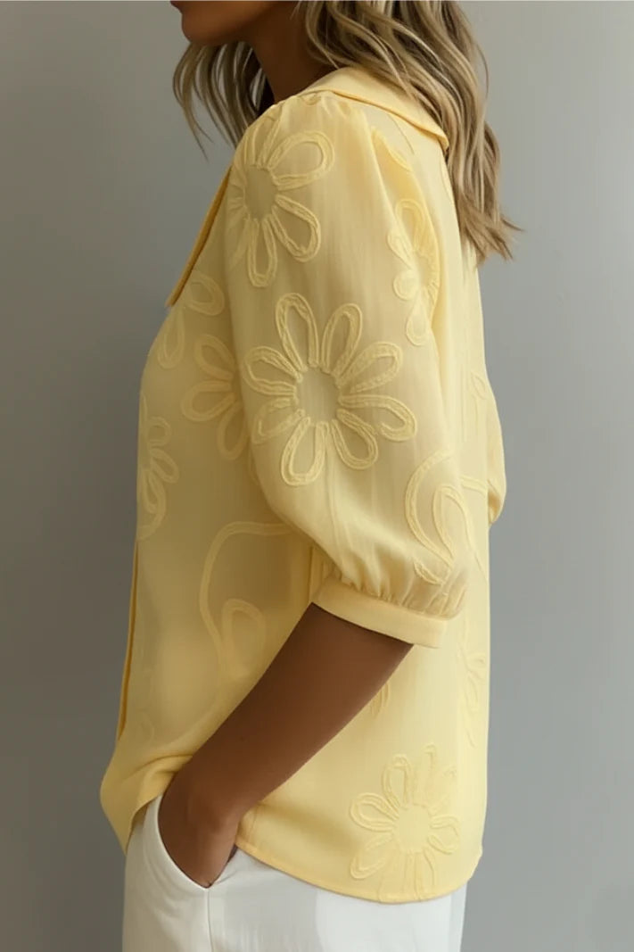 TERESA | ELEGANTE BLUSA FLORAL