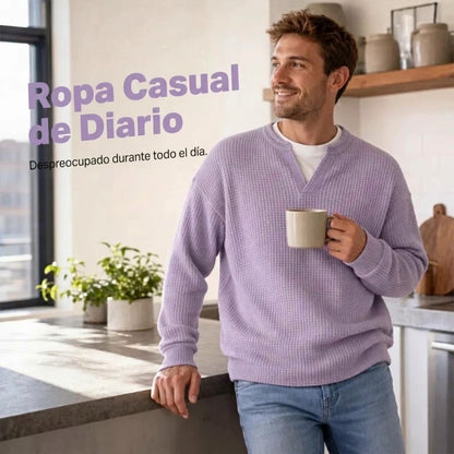 FERNANDO | MAGLIONE WAFFLE DA UOMO