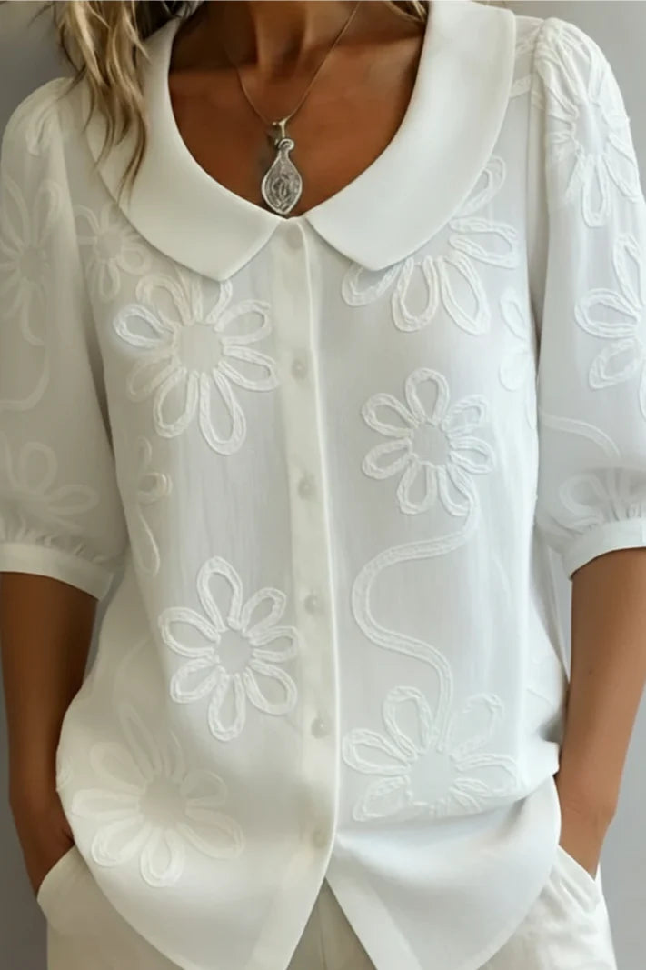 TERESA | ELEGANTE BLUSA FLORAL