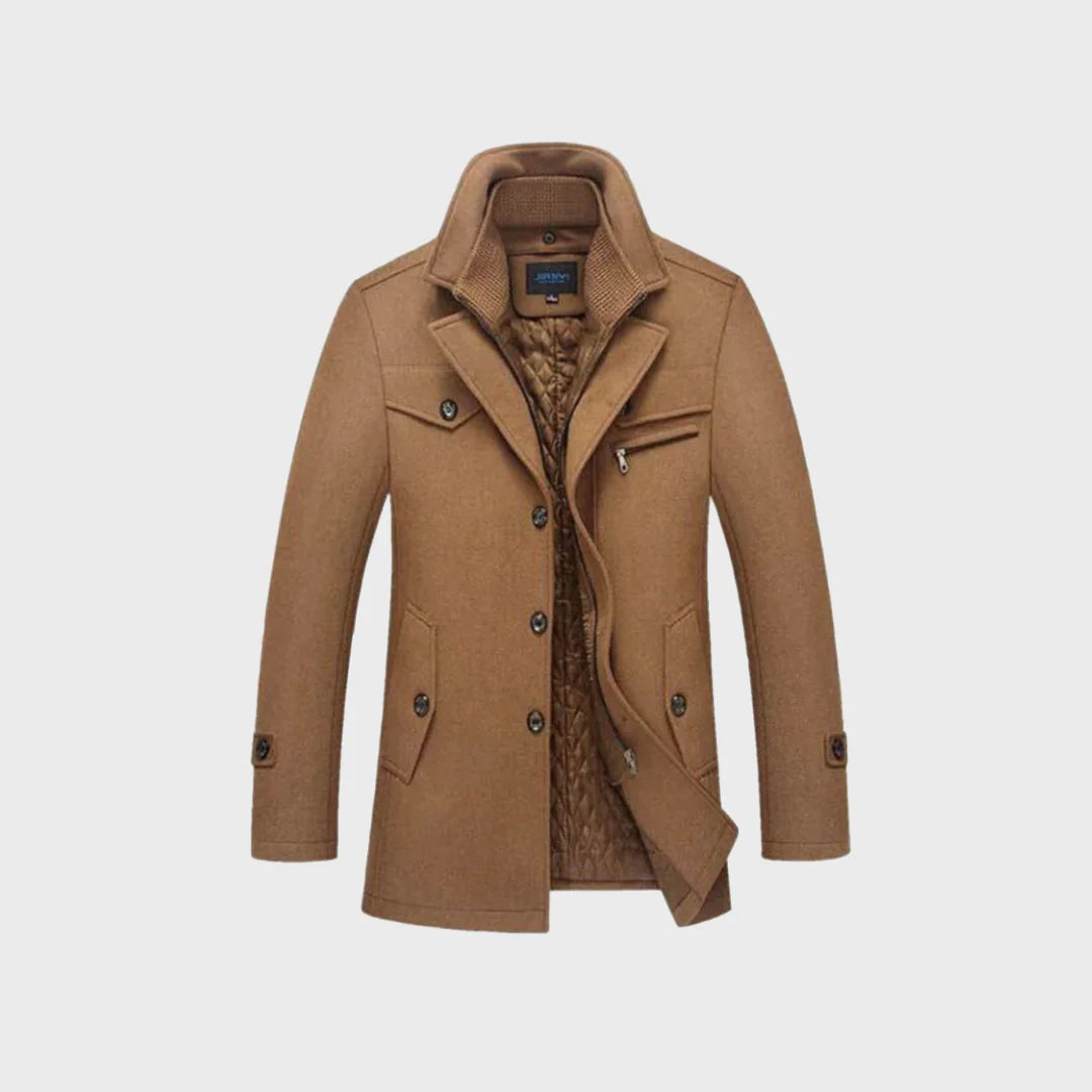 ANDREI | ABRIGO CLASICO ESTILO CHAQUETON