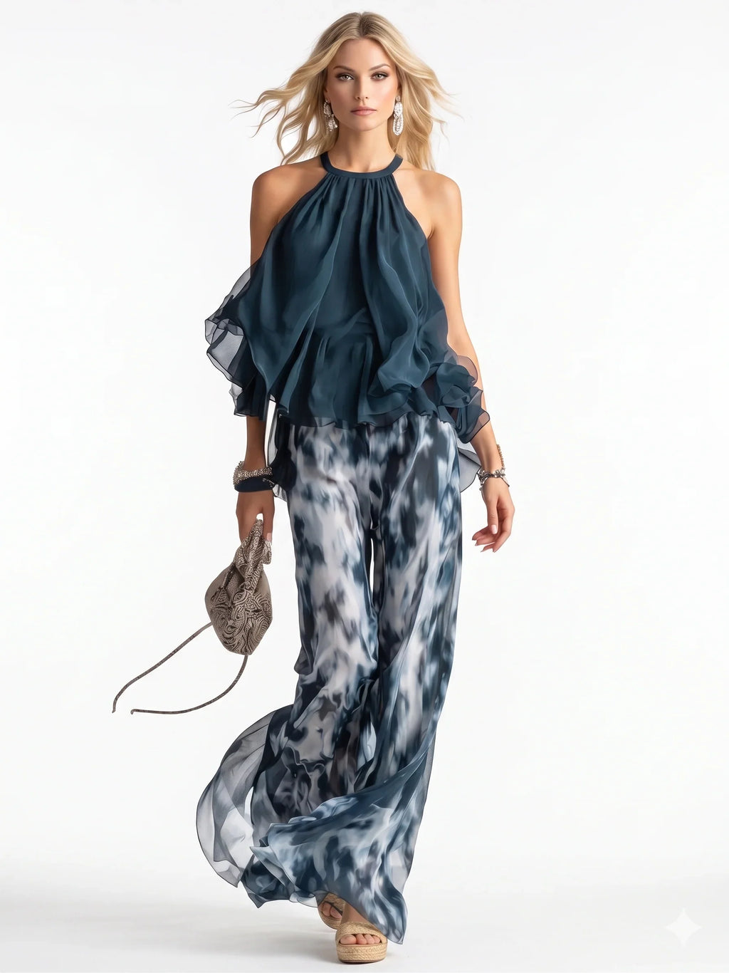 ANABEL | ELEGANTE TRAJE DE DOS PIEZAS DE GRASA