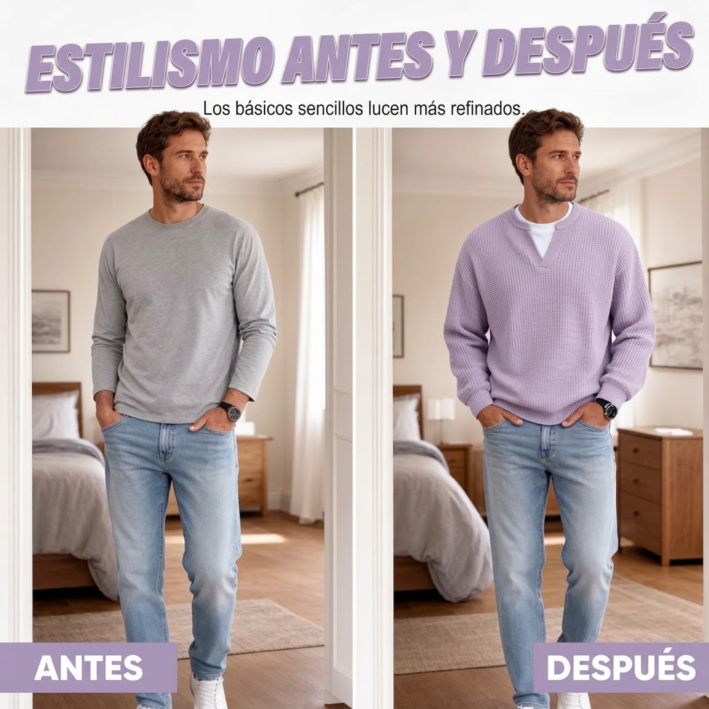 FERNANDO | MAGLIONE WAFFLE DA UOMO