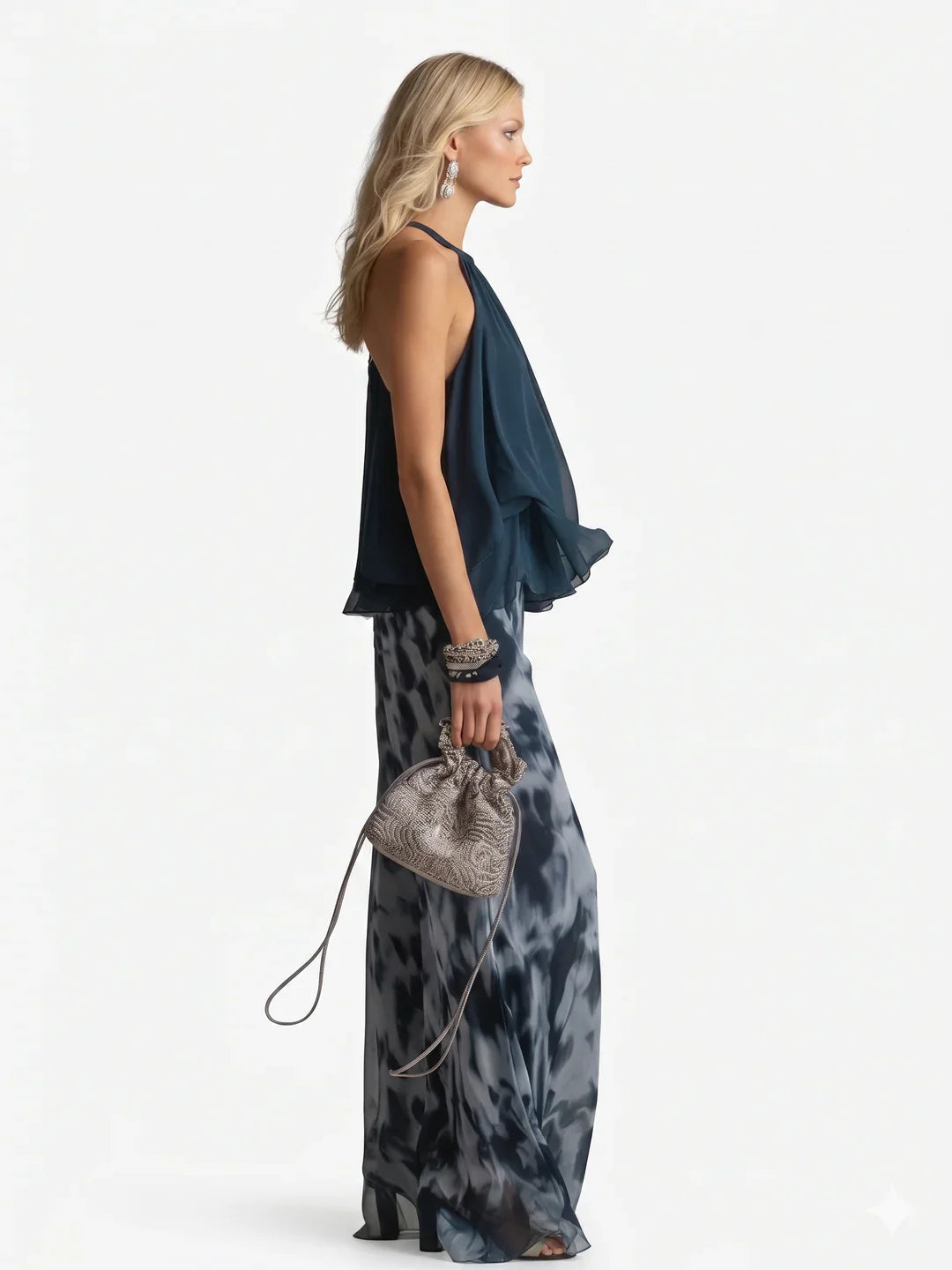 ANABEL | ELEGANTE TRAJE DE DOS PIEZAS DE GRASA