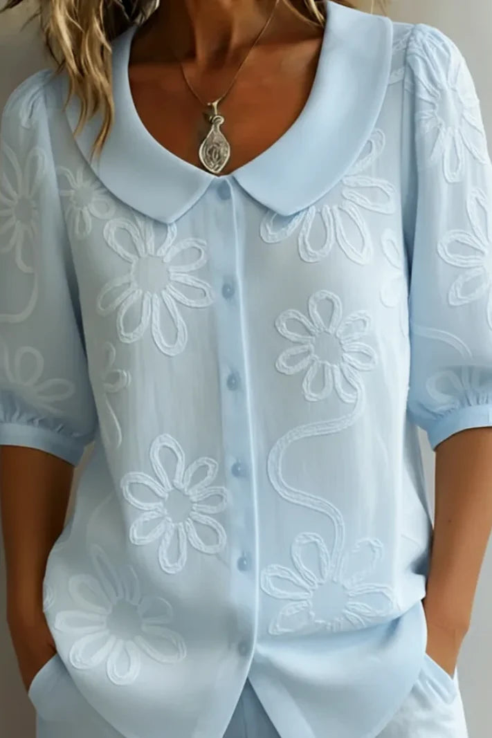 TERESA | ELEGANTE BLUSA FLORAL