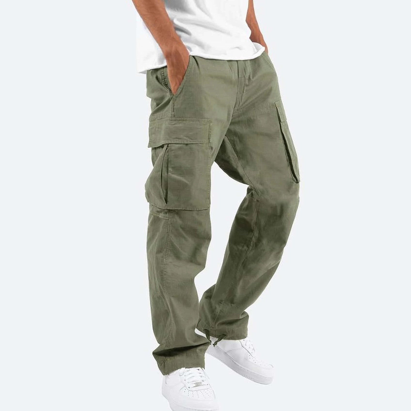 VÍCTOR | PANTALONES CARGO DE CORTE ANCHO