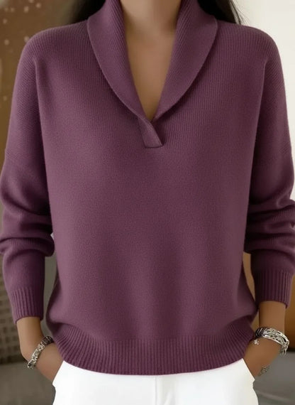 ELISE | MAGLIONE CON SCOLLO A V