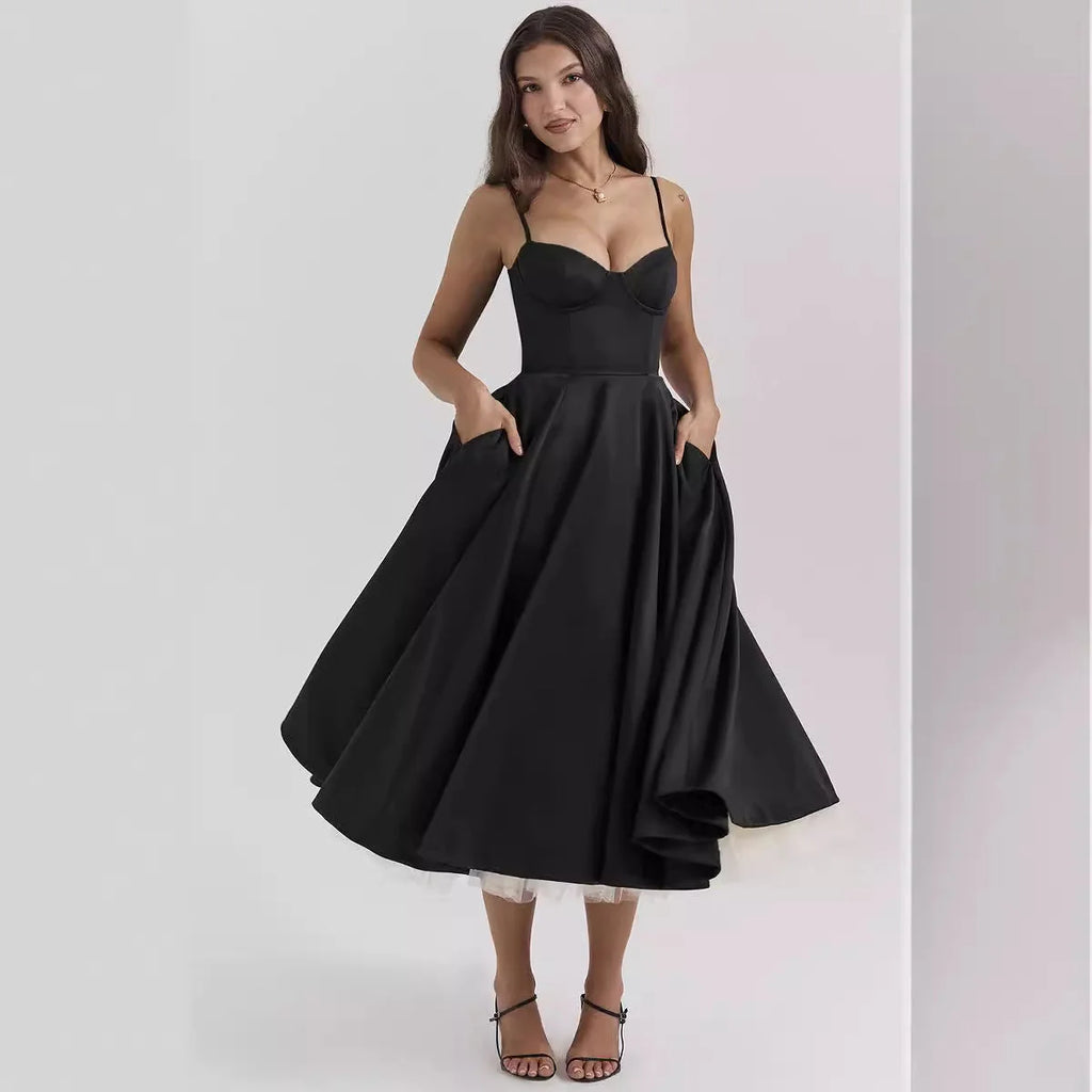 DIANA | VESTIDO MIDI ROMÁNTICO DE VERANO