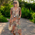 DOLORES | VESTIDO FLUIDO LIGERO CON EFECTO FAVORECEDOR