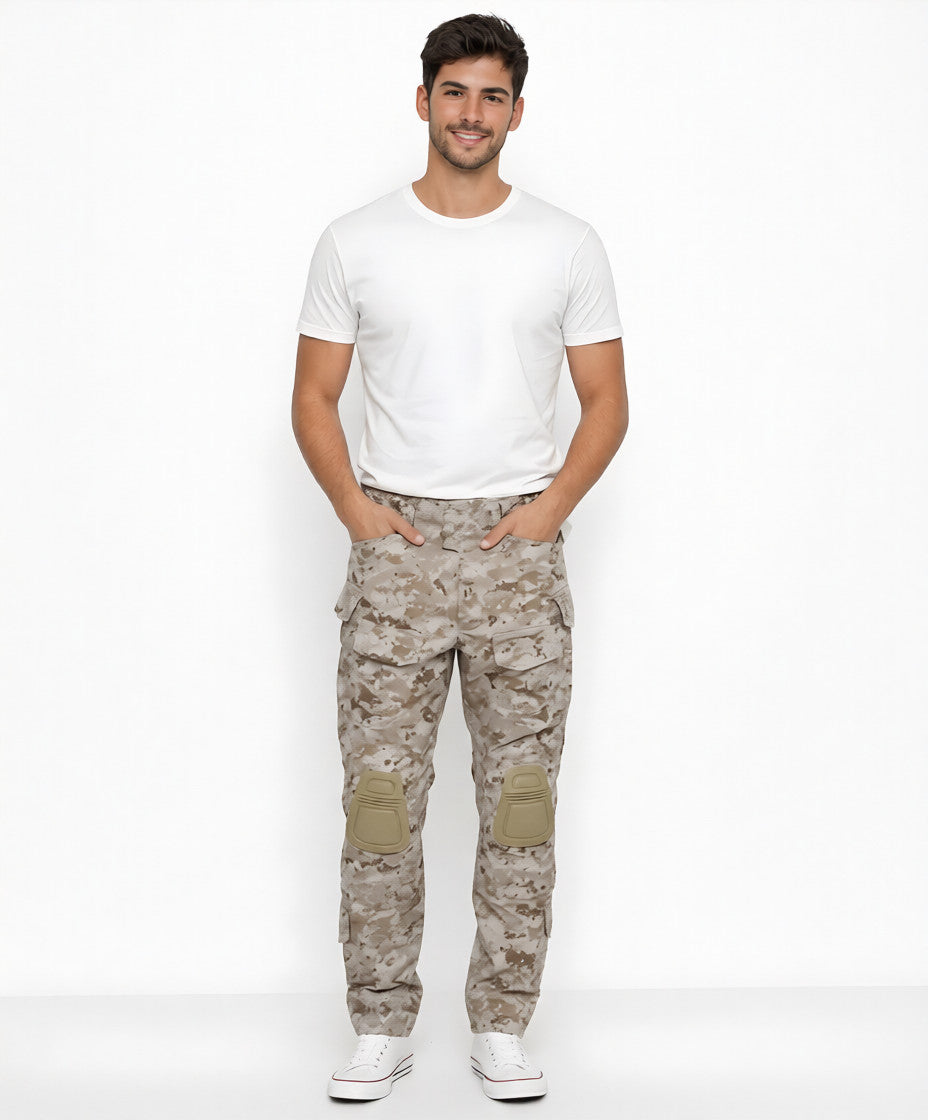 DAVID | PANTALONES CARGOS TÁCTICOS CON RODILLERAS INTEGRADAS