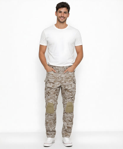 DAVID | PANTALONI CARGO TATTICI CON GINOCCHIERE INTEGRATE