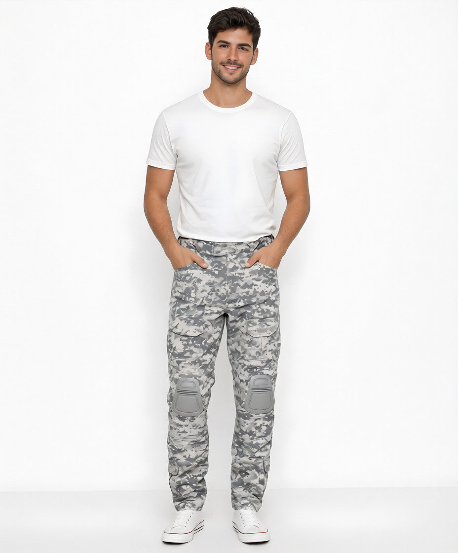 DAVID | PANTALONES CARGOS TÁCTICOS CON RODILLERAS INTEGRADAS