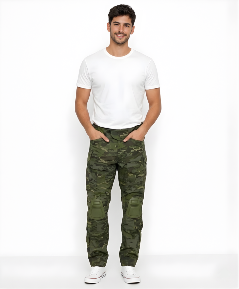 DAVID | PANTALONES CARGOS TÁCTICOS CON RODILLERAS INTEGRADAS