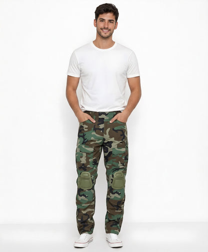 DAVID | PANTALONI CARGO TATTICI CON GINOCCHIERE INTEGRATE