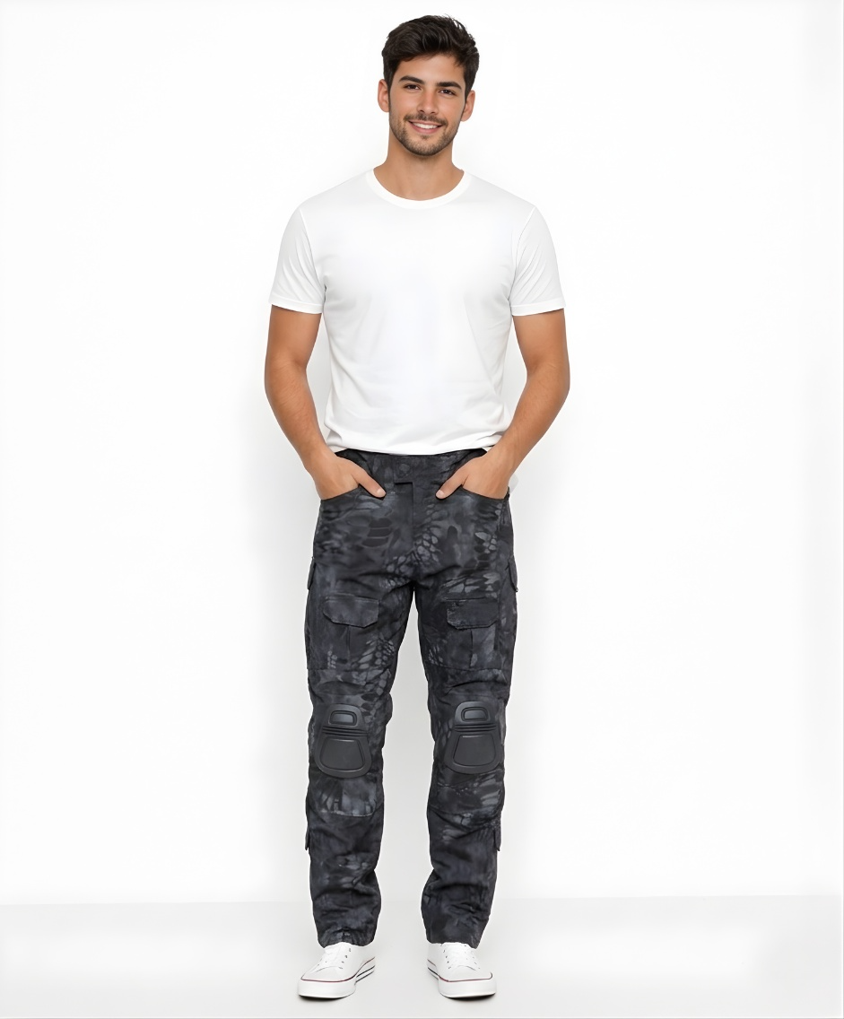 DAVID | PANTALONES CARGOS TÁCTICOS CON RODILLERAS INTEGRADAS