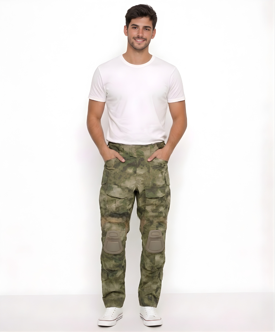 DAVID | PANTALONES CARGOS TÁCTICOS CON RODILLERAS INTEGRADAS