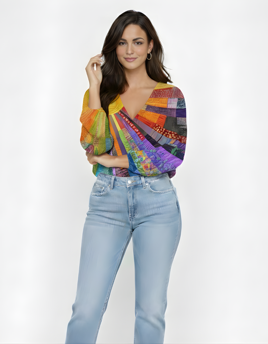 ELISA | CAMISA VINTAGE COLORIDA