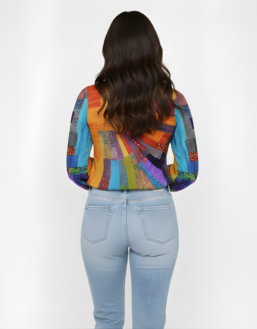 ELISA | CAMISA VINTAGE COLORIDA