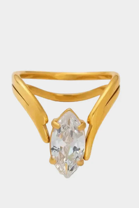 CLEO | ANILLO CON BRILLO MARQUISE