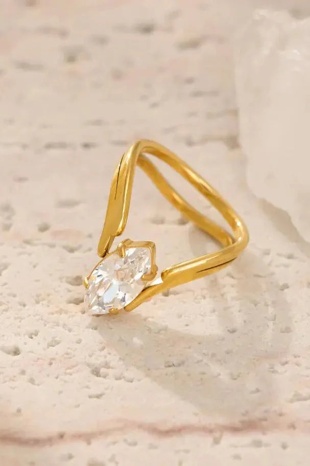 CLEO | ANILLO CON BRILLO MARQUISE