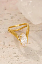 CLEO | ANILLO CON BRILLO MARQUISE