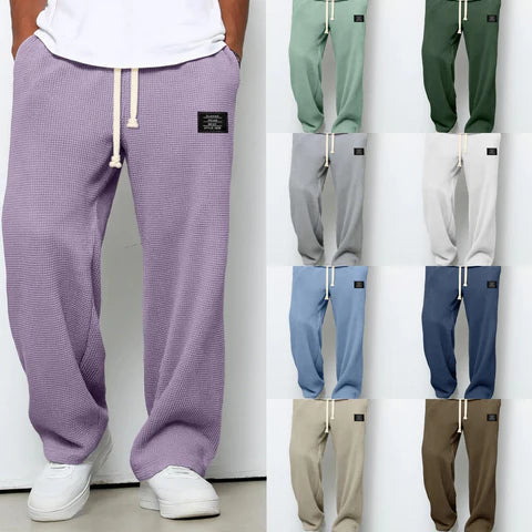 SAMU | PANTALONES DE PIERNA ANCHA CON CINTURA AJUSTABLE