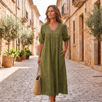 INÉS | VESTIDO MIDI DE VERANO