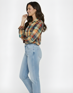 JULIETA | BLUSA DE CUADROS COLORIDOS