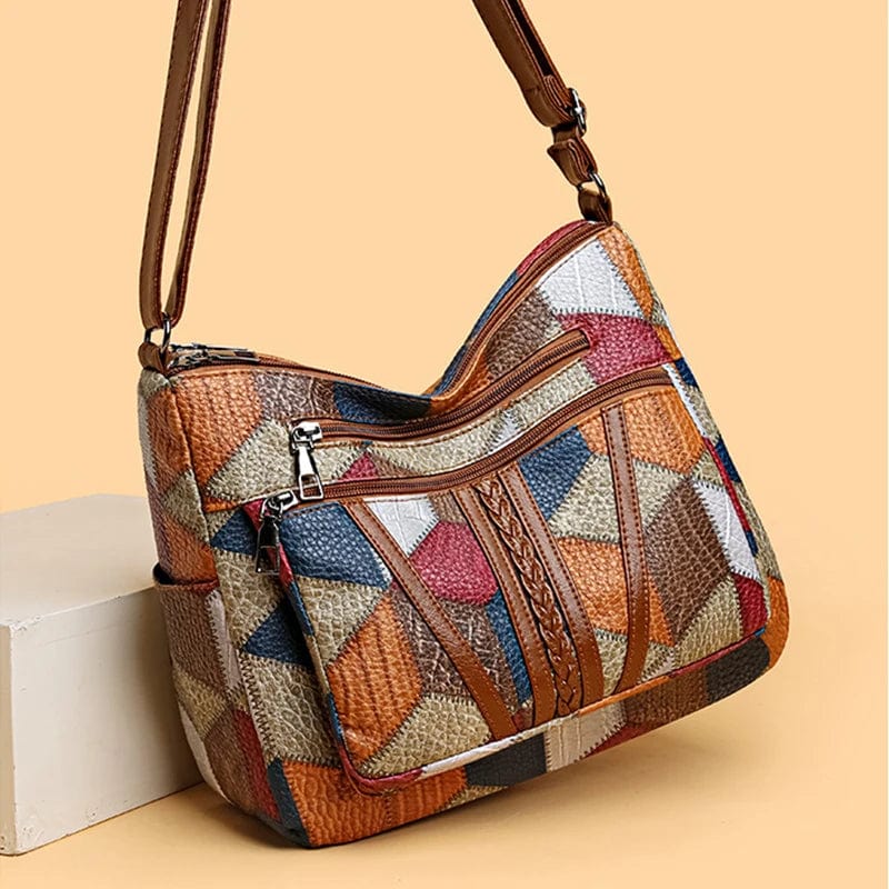 LOLA | BOLSO DE PIEL CON MOSAICO