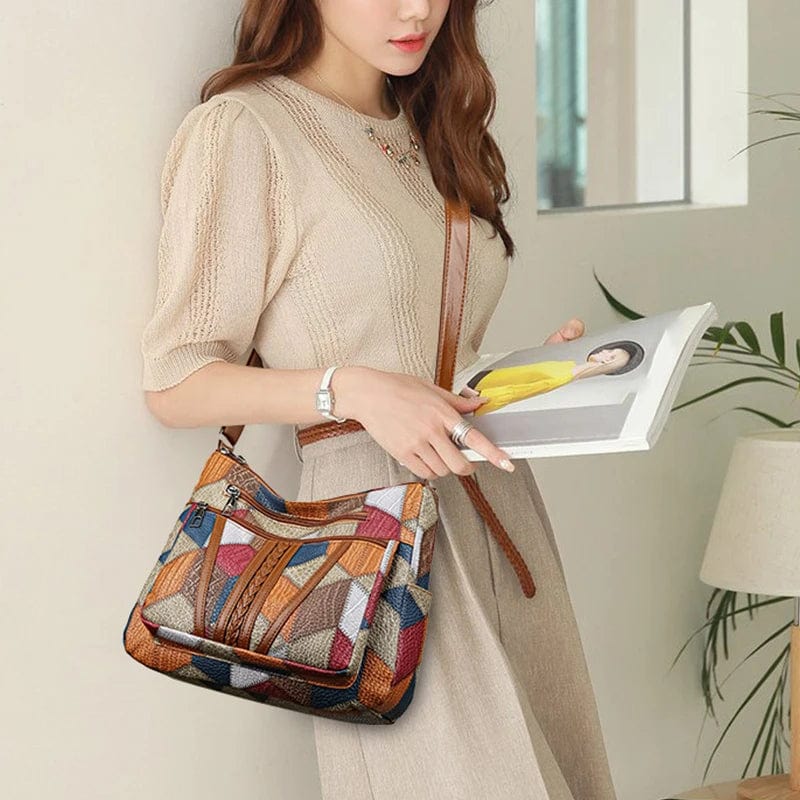 LOLA | BOLSO DE PIEL CON MOSAICO