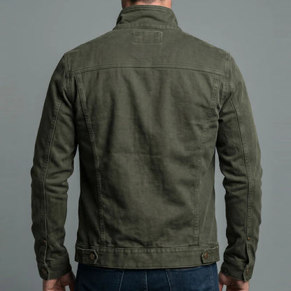 ADÁN | GIACCA VINTAGE IN COTONE CON CHIUSURA ZIP