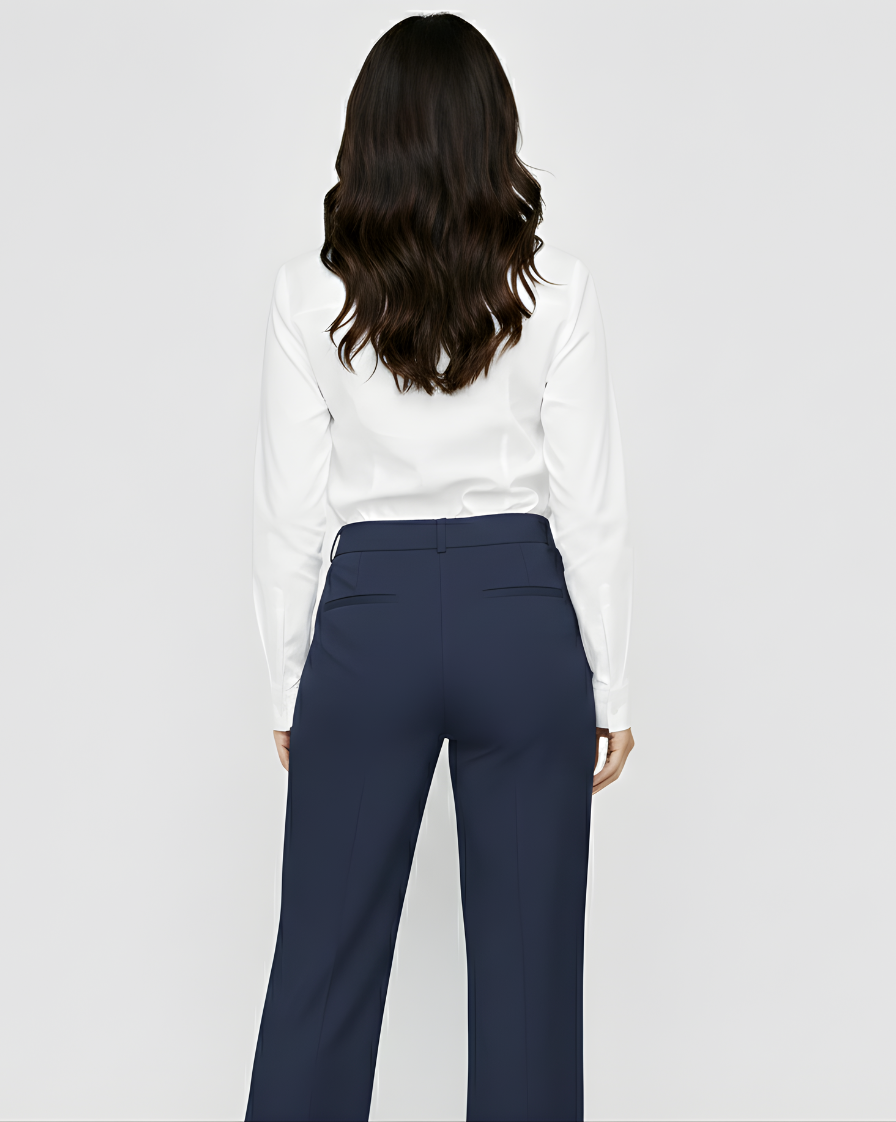 MARTINA| PANTALONES DE TRAJE DE CINTURA ALTA