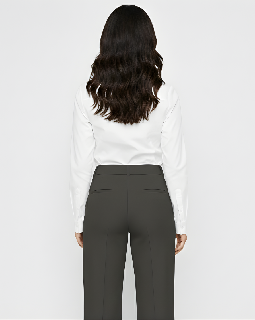 MARTINA| PANTALONES DE TRAJE DE CINTURA ALTA