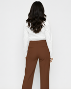 MARTINA| PANTALONES DE TRAJE DE CINTURA ALTA