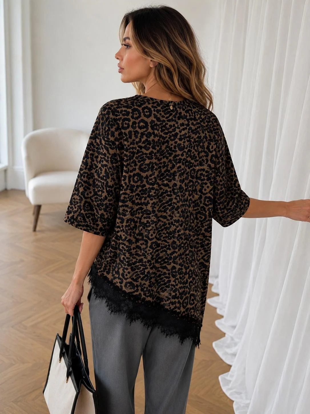 LEONA | CAMISETA LEOPARDO