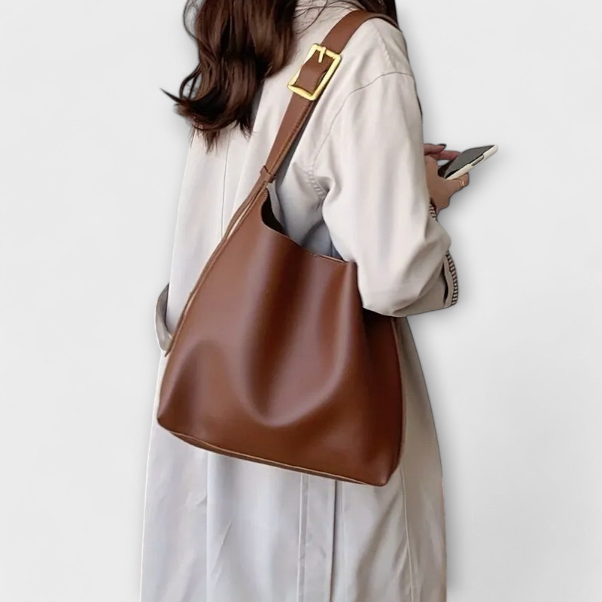 GABRIELA | ELGANTE BOLSO DE HOMBRO DE PIEL