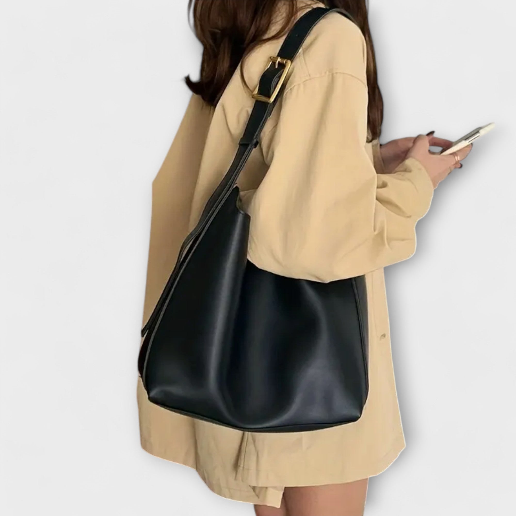 GABRIELA | ELGANTE BOLSO DE HOMBRO DE PIEL