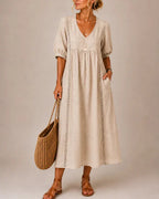 INÉS | VESTIDO MIDI DE VERANO