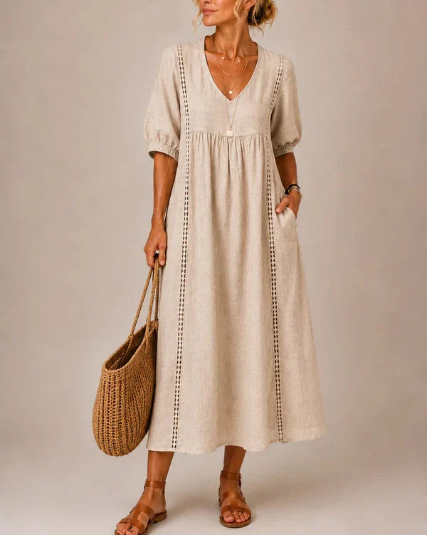 INÉS | VESTIDO MIDI DE VERANO