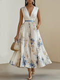 LORENA | ELEGANTE VESTIDO MIDI DE PLISADO ARTISTICO