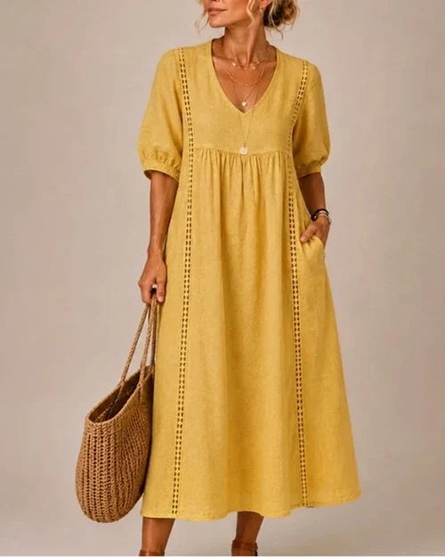 INÉS | VESTIDO MIDI DE VERANO