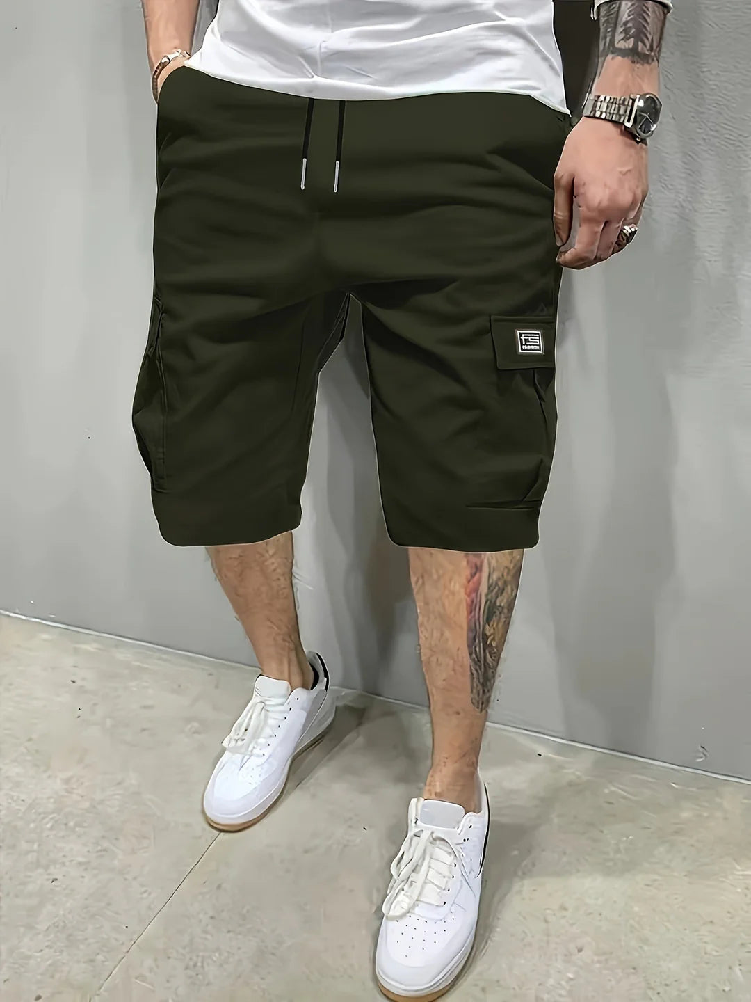 ENZO | PANTALONES CORTO CARGO PARA HOMBRE (COMPRA 1, LLÉVATE 1 GRATIS)